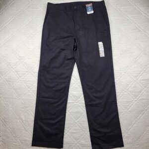 George Straight Leg black chino poants size 36X34 nwt